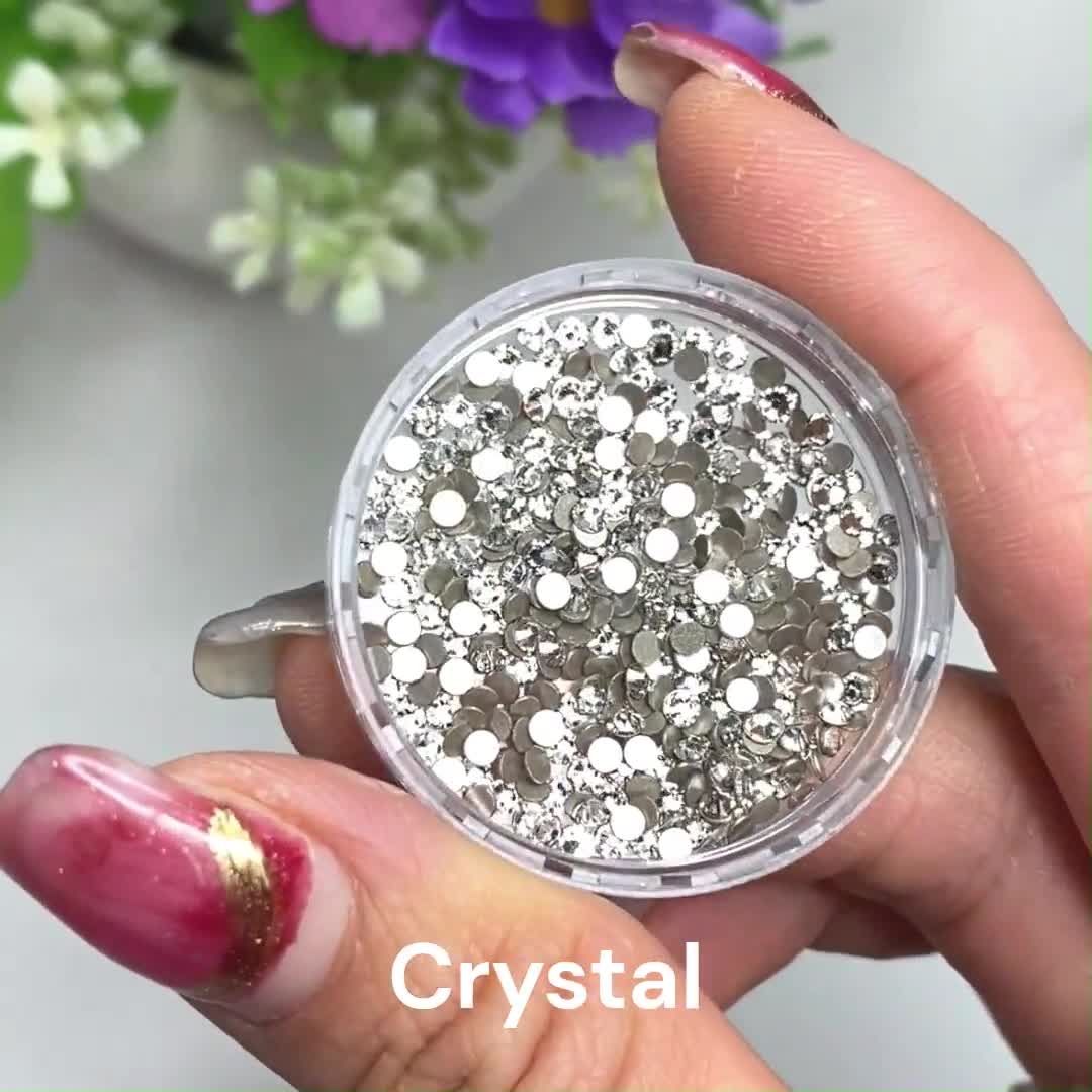 Crystal (001) Swarovski 2058 Flatbacks No-hotfix Rhinestones Clear