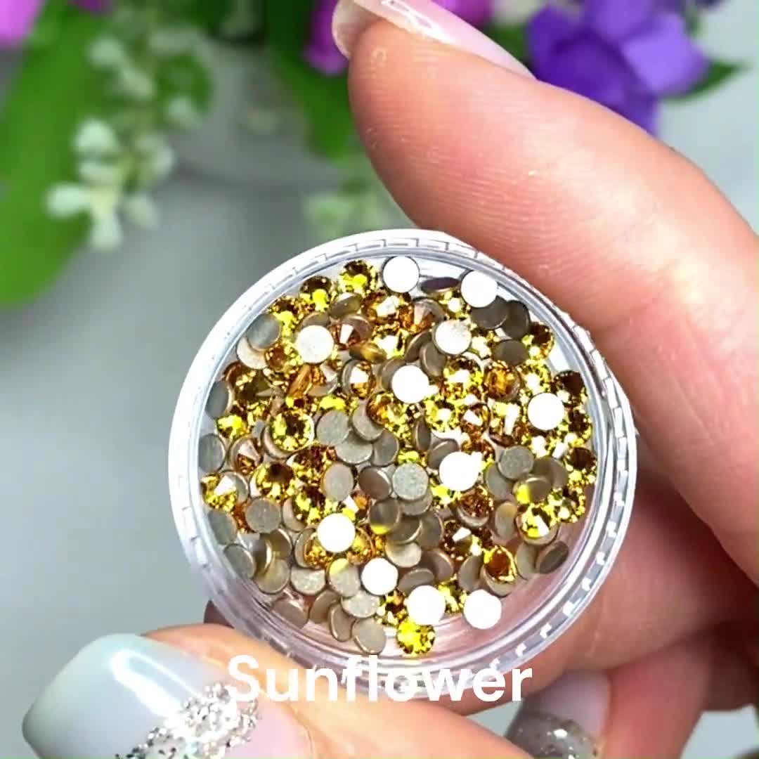 Sunflower (292) Swarovski 2058 Crystal Flatback No-hotfix