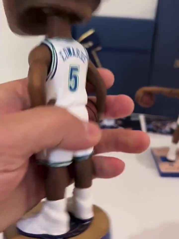 Anthony Edwards Timberwolves NBA Bobblehead Gift Set Christmas