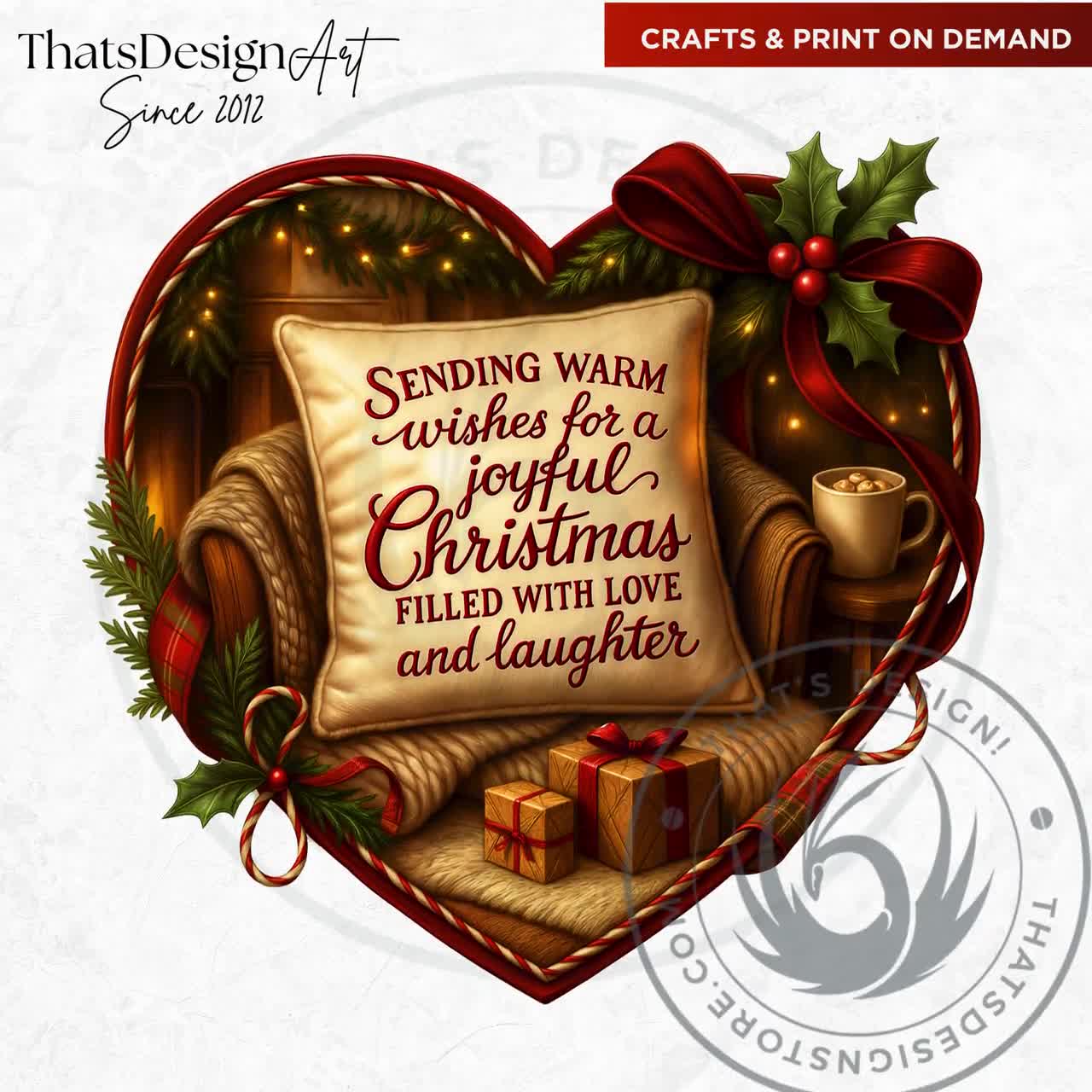 Christmas Greetings Clipart Set: Festive Holiday Quotes PNG