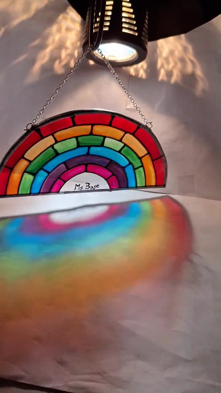 Stained Glass Rainbow Heart, Stained Glass Heart, Rainbow Heart, LGBTQ  Gift, Gay Pride, Rainbow Suncatcher, Heart Suncatcher -  Norway