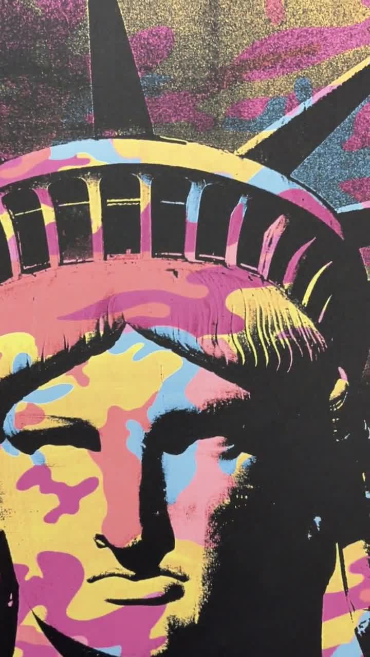 ANDY WARHOL - Statue of Liberty - Signed, Numbered Edition 74/100