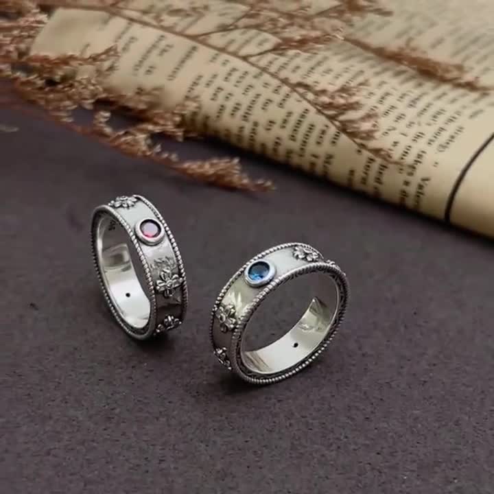 Howls Moving Castle Rings A Pair of Sparkling Diamond All Over