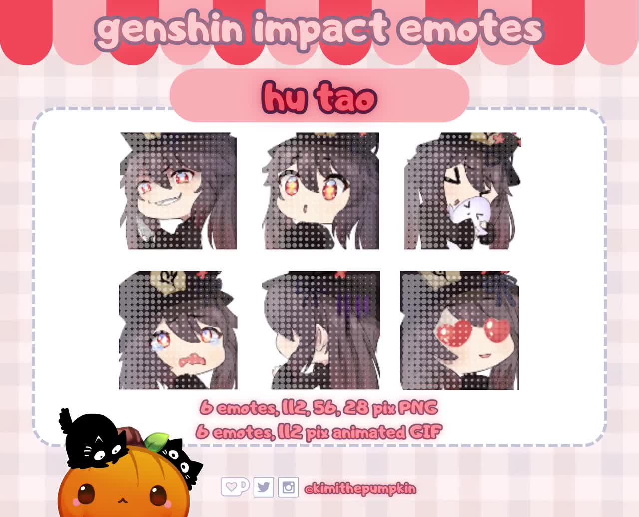 Hutao Discord Emojis