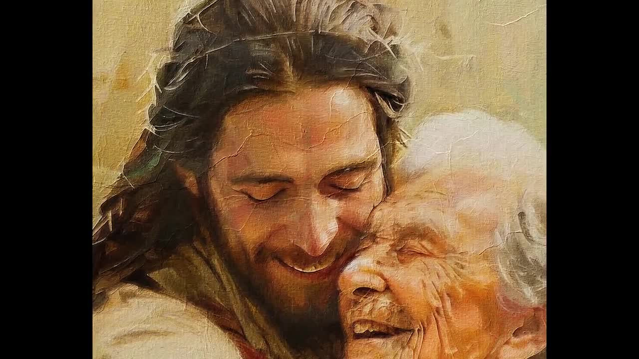 Embrace of Eternal Love, Jesus and elderly Woman, Oil Painting | Christian  wall art | Jesus bild | Jesus wall art | DIGITAL DOWNLOAD #39