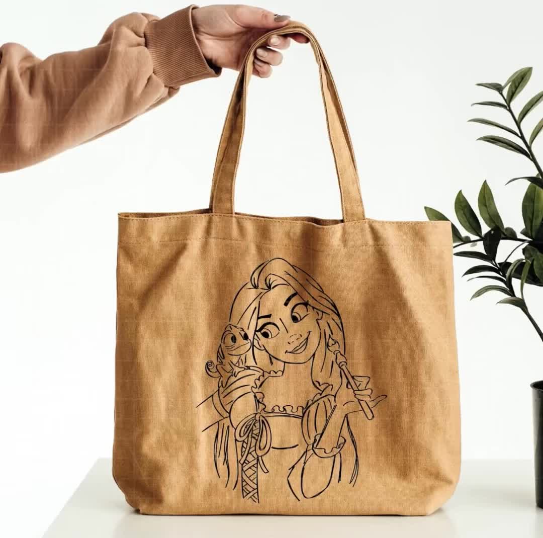2241 - Rapunzel & Pascal Outline SVG, PNG, EPS - Disneyy Princess
