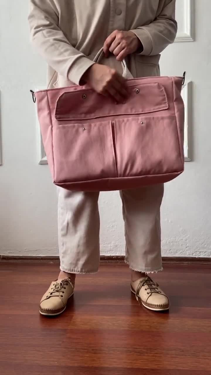 Handtasche Damen Mittelgroß Puffy Tote Bag 20L – Leichte Einkaufstasche Mit Reißverschluss