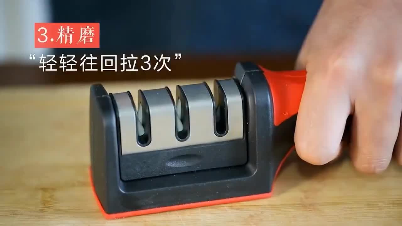 SharpWorx Master kitchen knife sharpener allows you to sharpen