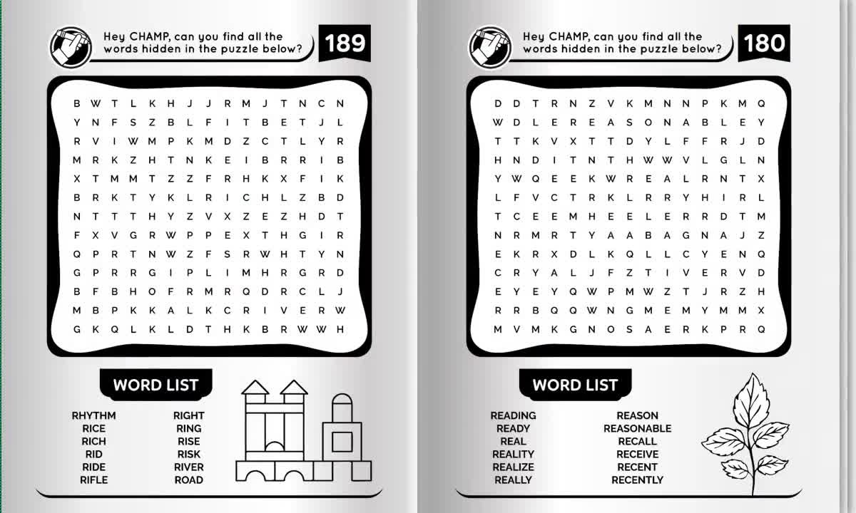 Brain Games Word search Puzzles book for smart kids age 6-8: 101 Fun Word  Searc