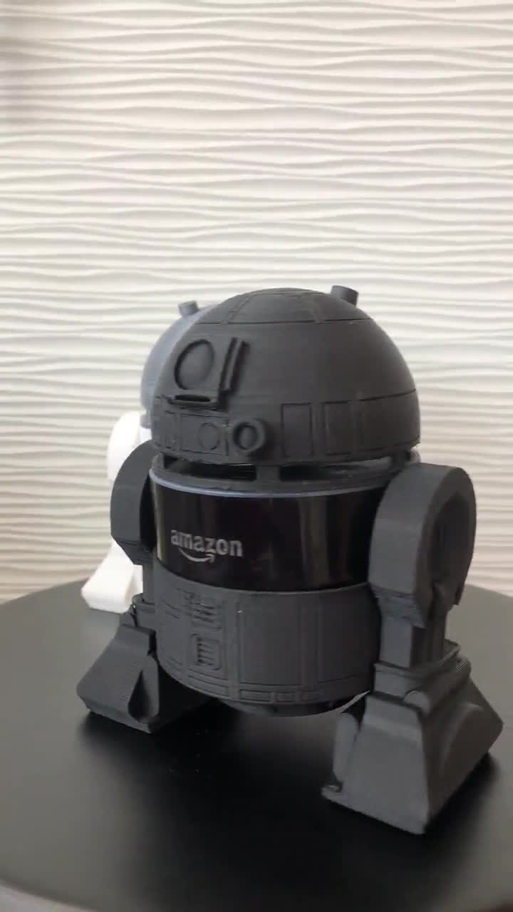 impremli Soporte Alexa Echo Dot 4 ta Generación Tipo androide R2D2 (Negro)  : .com.mx: Electrónicos