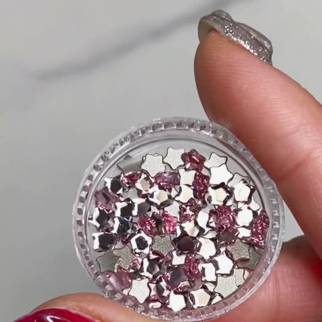 12 Pcs - Swarovski 2754 Star Flower Crystal Flatbacks No-hotfix