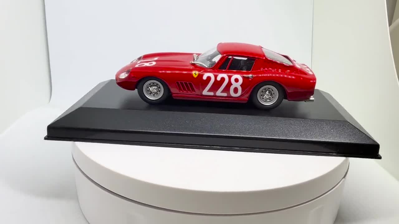 FERRARI 275 GTB/4 1966 - by Box Models Made in Italy - Mounted in