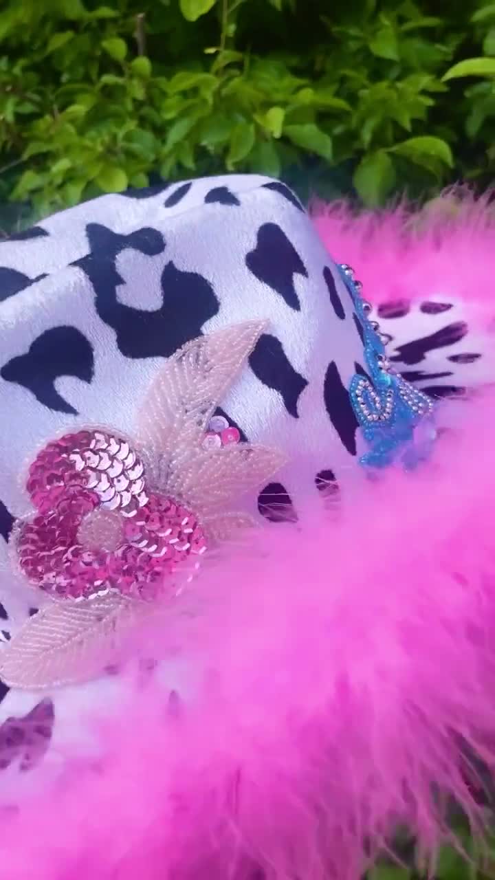 Pack De 8 Sombreros Vaqueros De Lentejuelas Rosas Para Mujer – Fieltro Suave, Talla única, Ideales Para Despedidas Y Fiestas
