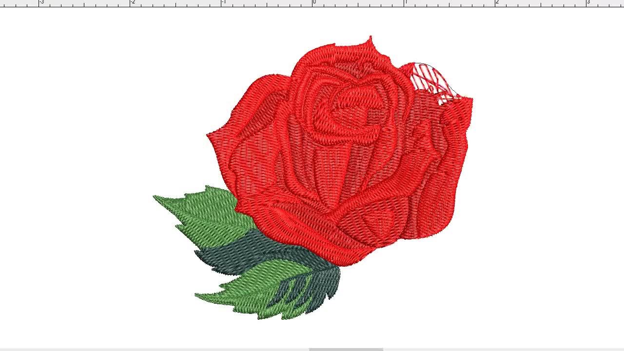 Heart Embroidery Pattern - Roses Embroidery PDF Pattern - Pink Red  Embroidery Design — Sherwood Forest Creations