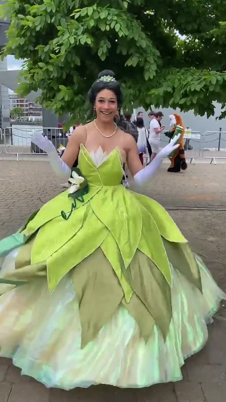 18+ Disney Tiana Wedding Dress