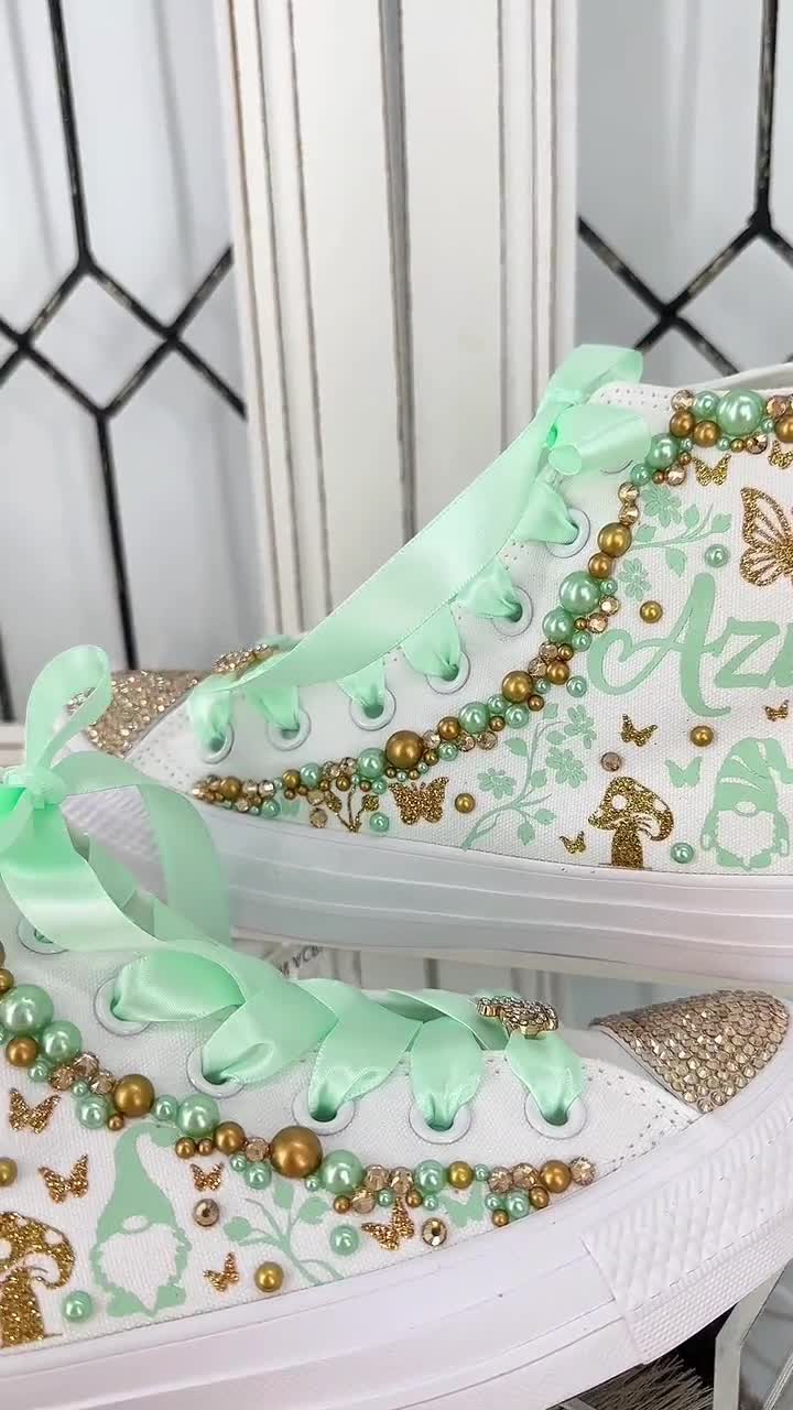 Converse quinceañera cheap verde