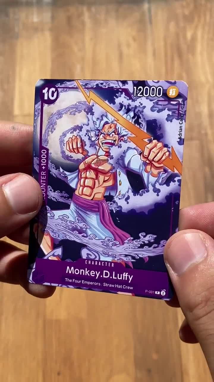 Custom Luffy Gear 5 Card / TCG / Character 