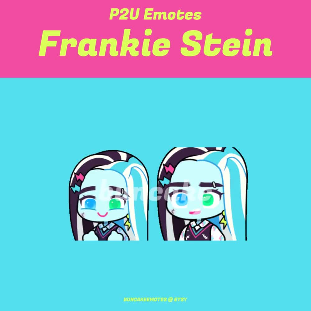 Frankie Stein Animated Emotes | Monster High