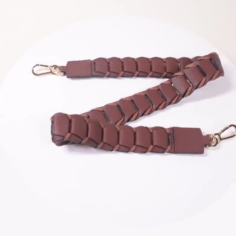 Genuine Leather Extender Strap, Extension Purse Strap With Metal