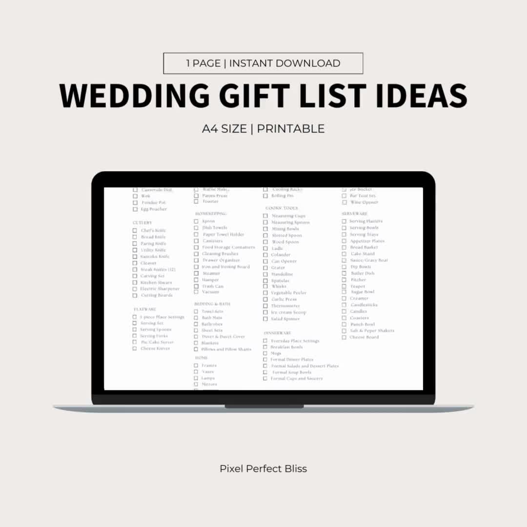 Best Wedding Gift List Ideas 2023: 14 Creative Ideas - hitched.co.uk -  hitched.co.uk
