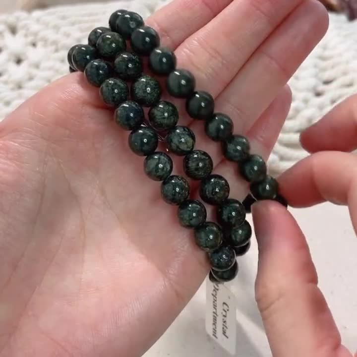 Grade A ⁂ Medicine King Stone (tibetan Serpentine) 8mm