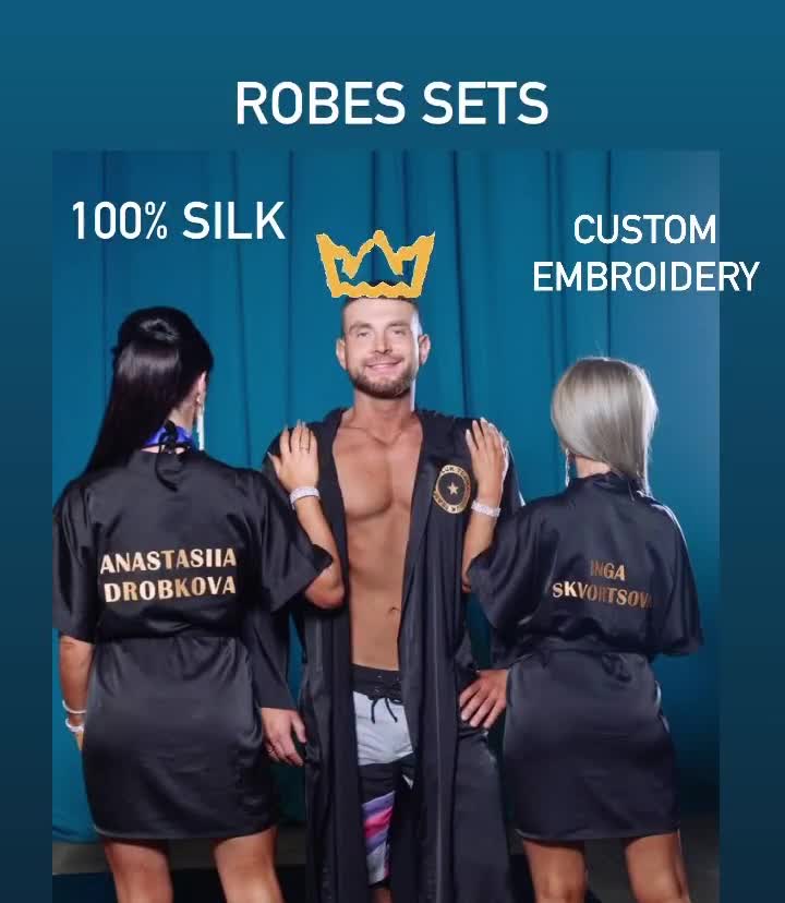 Custom Embroidered Boxing Silk Satin Robes/personalized Boxing