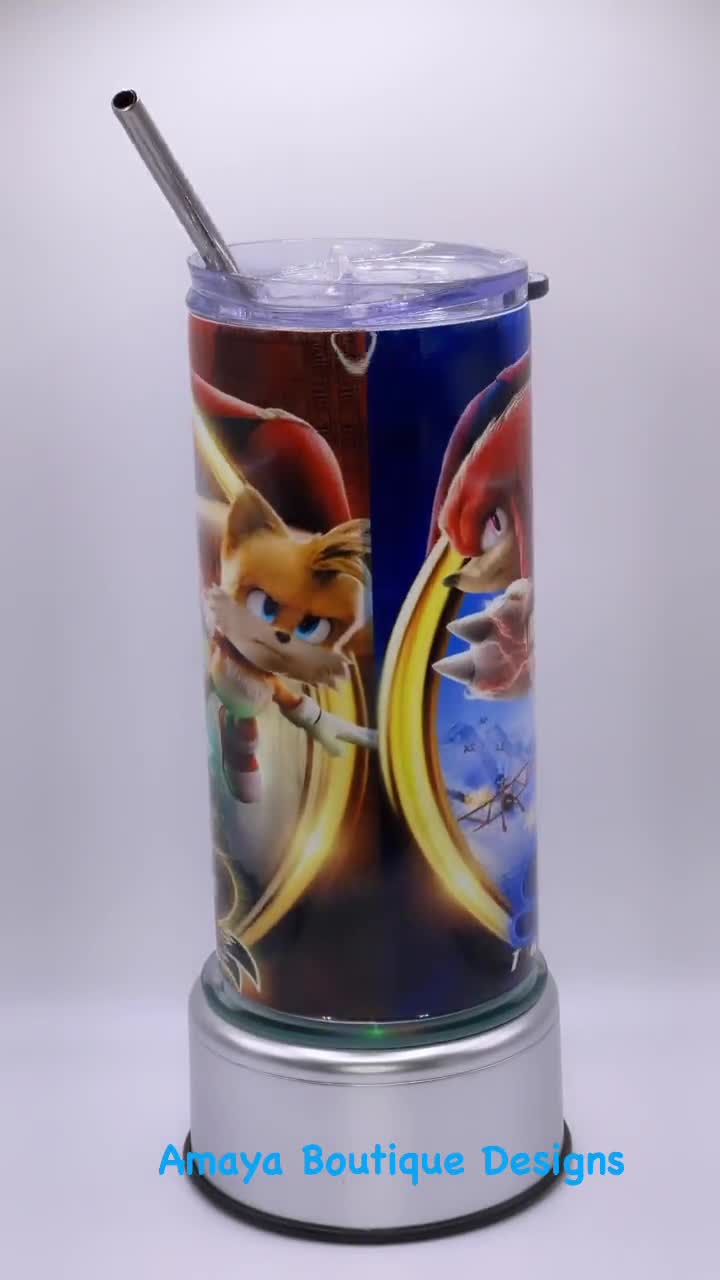 Sonic The Hedgehog Tumbler Water Bottle Cup, 22 Ounces for Sale in