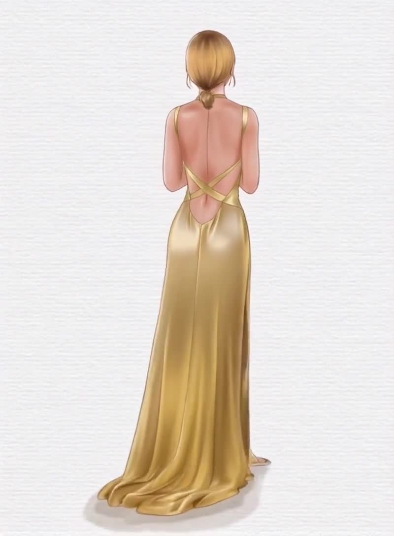 measurements for bridesmaid dress Yellow Rom Com Dress Pattern Satin Evening Gown How to Lose a Guy in 1 –  Rosys Patterns