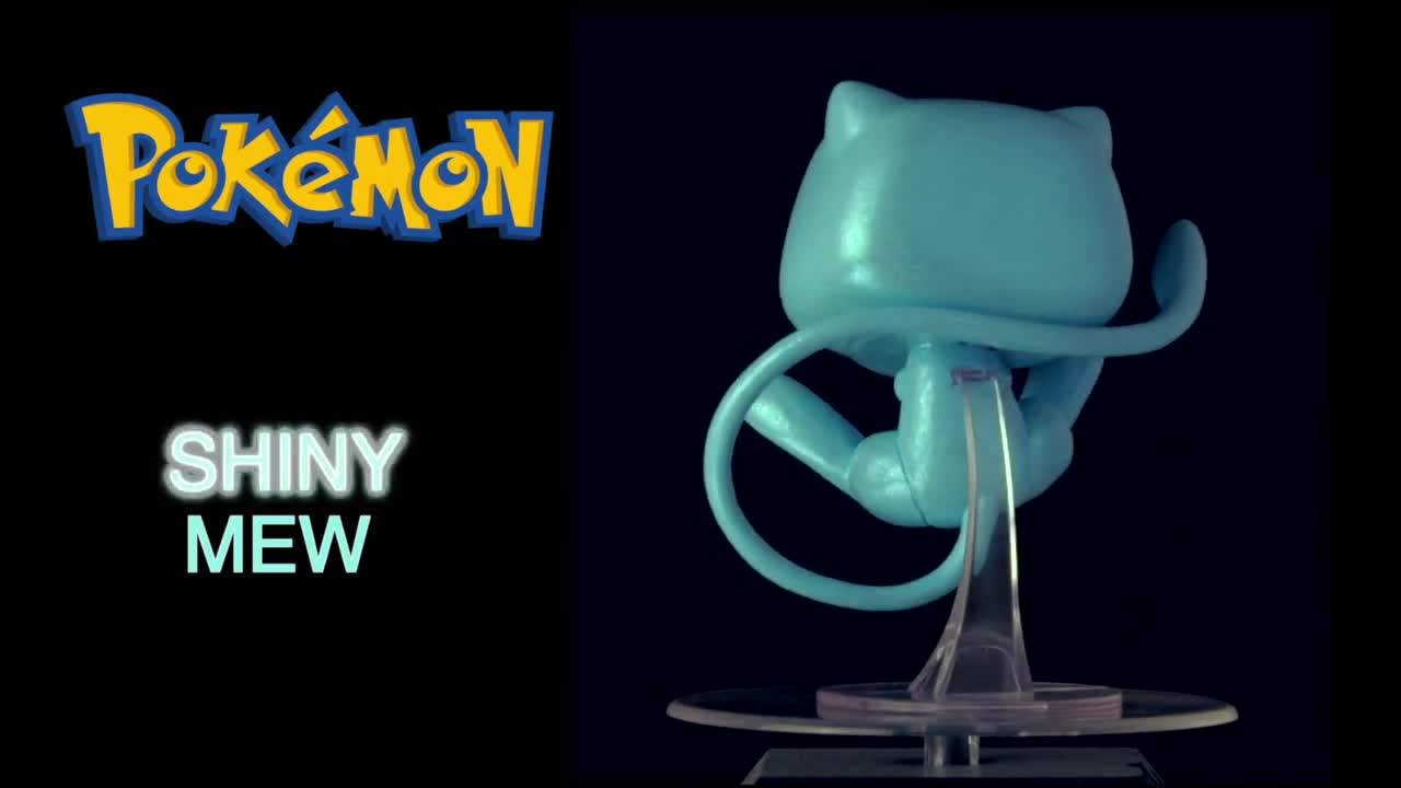 Shiny Mew custom Funko Pokémon Pop Vinyl 