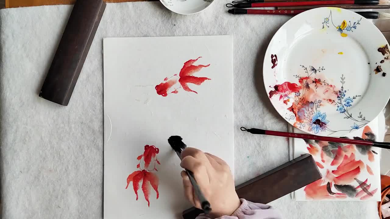 Handpainted Original Chinese Painting,traditonal Chinese