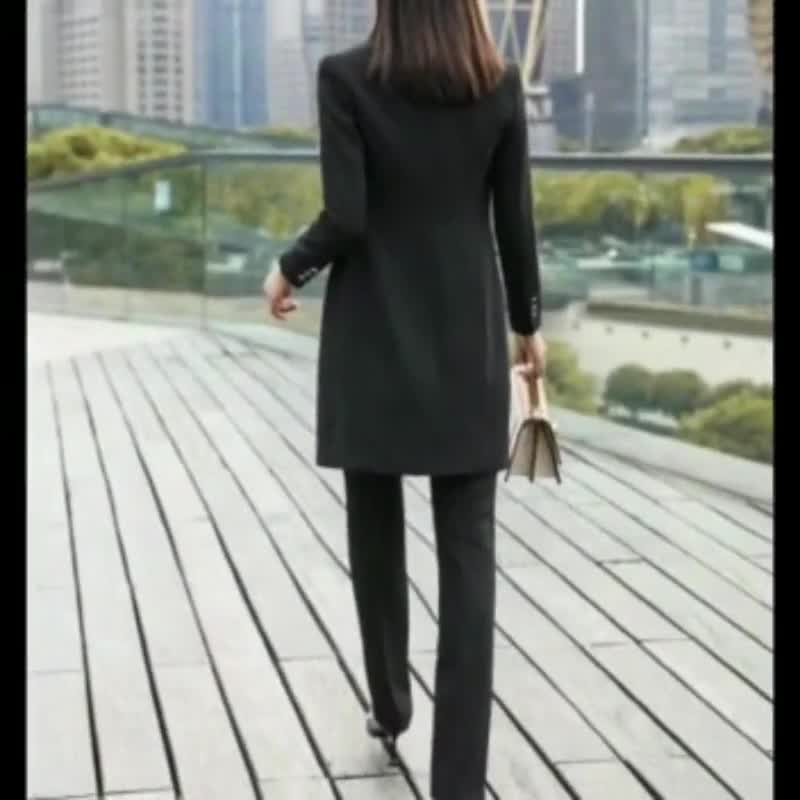 Black Suit for Women/three Piece Suit/top/womens Suit/womens Suit