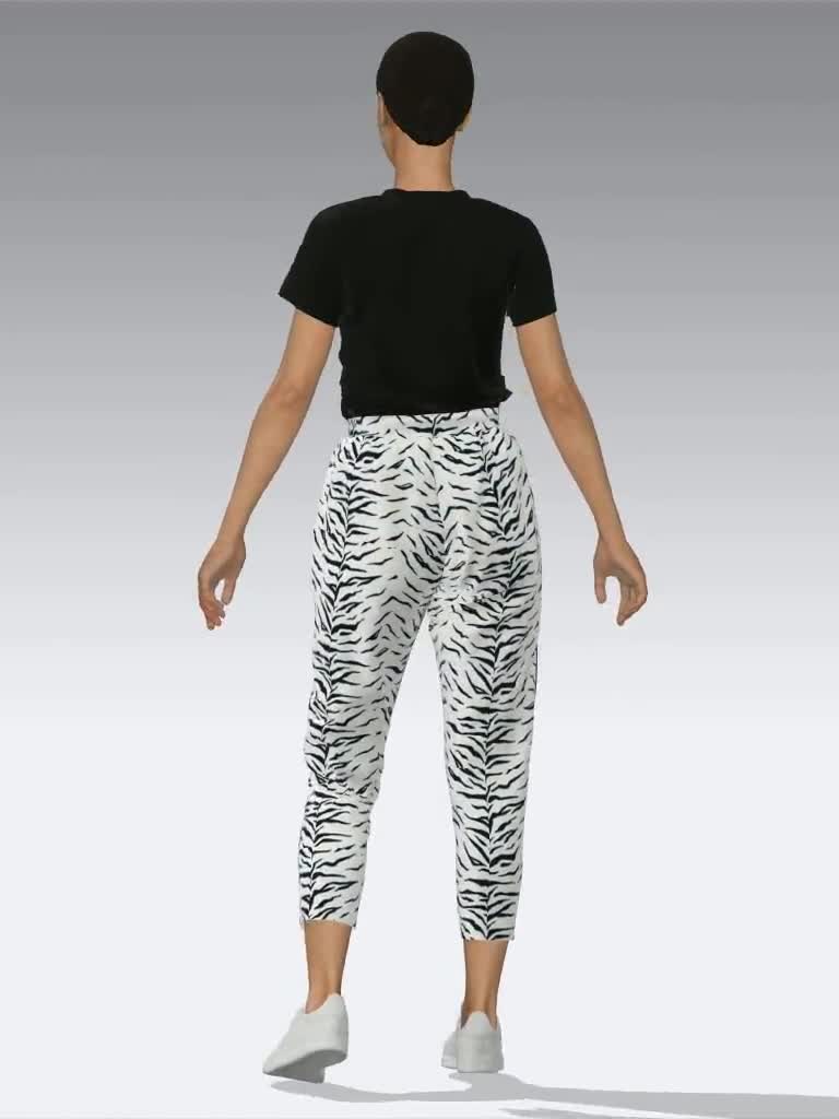 Digital Peckham Women's Trousers Sewing Pattern, Shop
