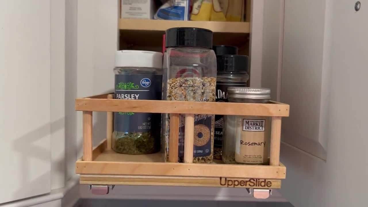 Pull Out Spice Rack Organizer, Upperslide Cabinet Pullouts Large