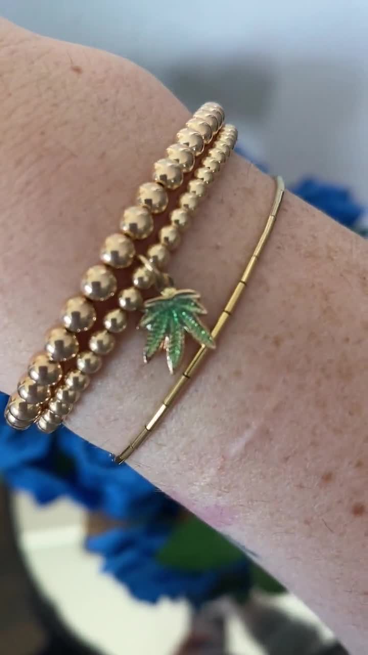 14K Gold Charm: Enamel, Sun, Moon, Cross, Heart, and More video poster