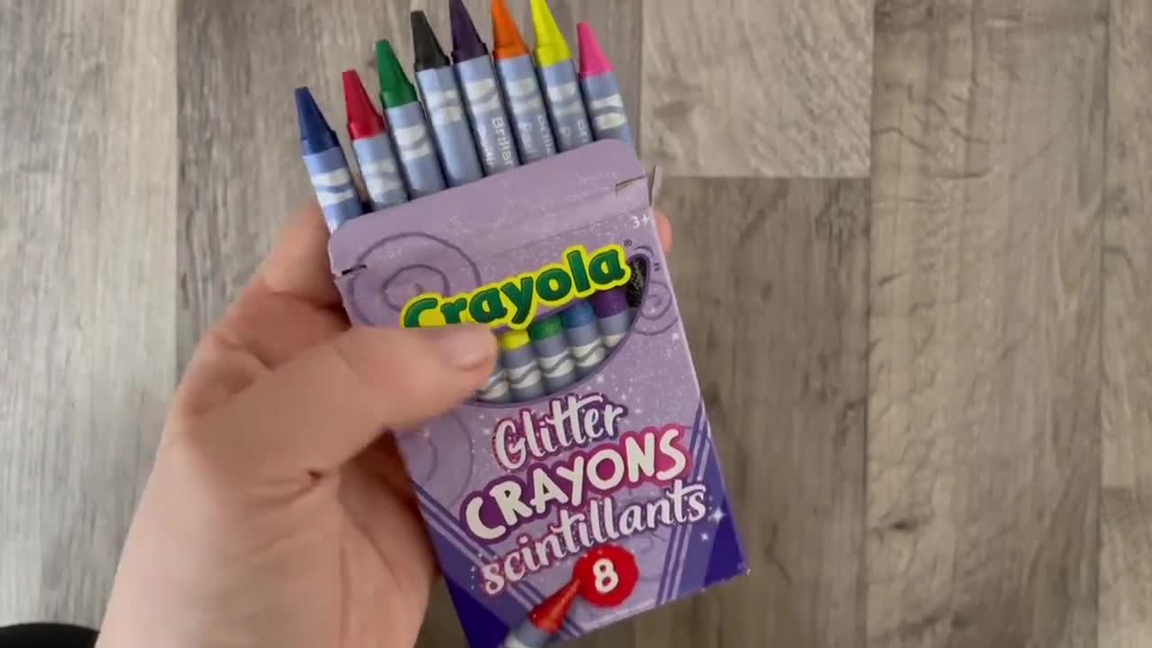 Crayola Glitter Crayons (16 Non-Toxic Crayons)