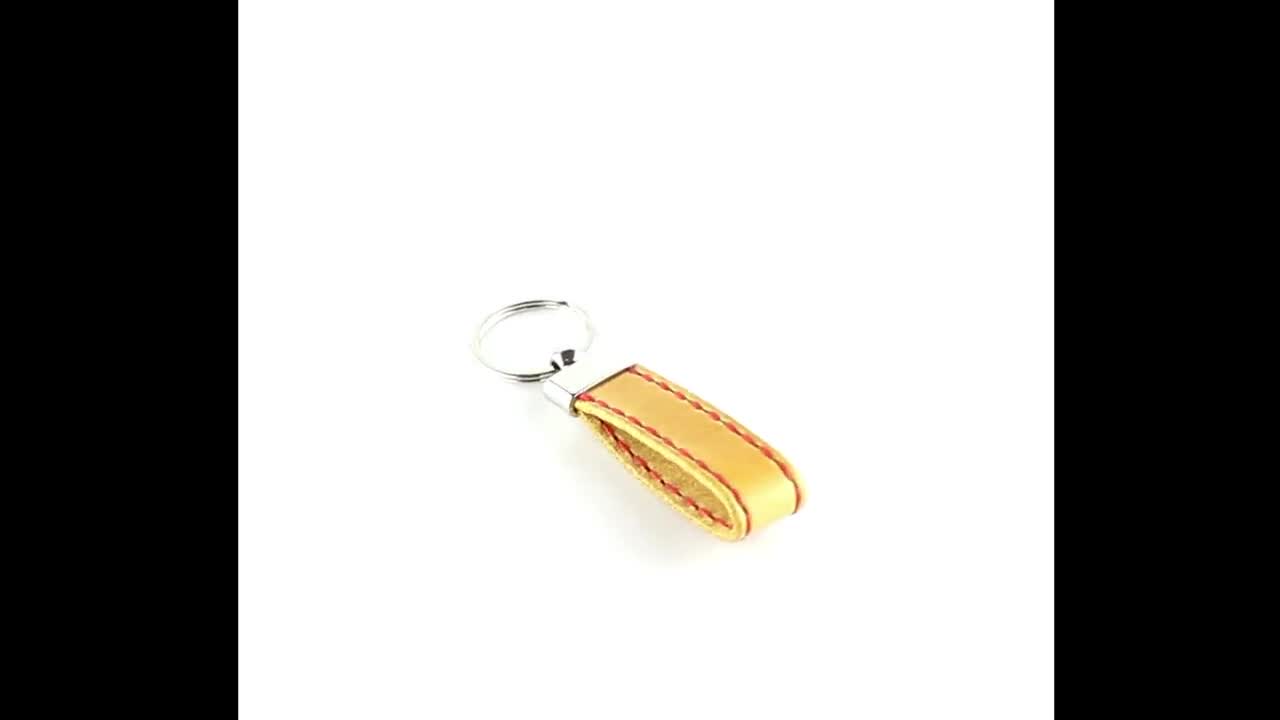 Leather Keychain, Leather Key Chain, Leather Key Fob, Keychain