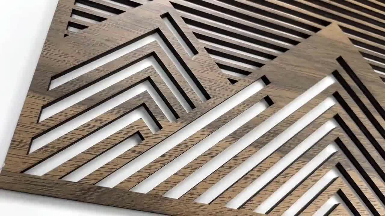 Compra Decorazione da parete in legno montagne - Pannello - Decorazioni per  la casa - Ovale all'ingrosso