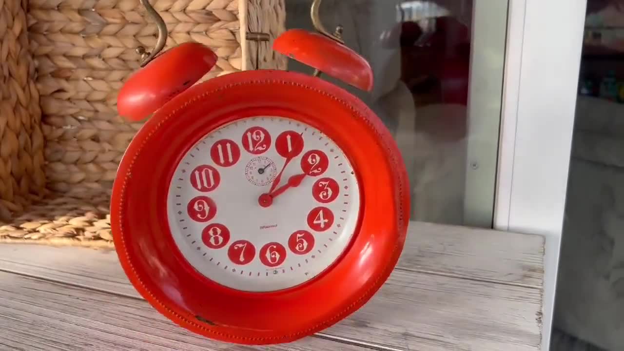 Reloj Despertador Vintage RED 