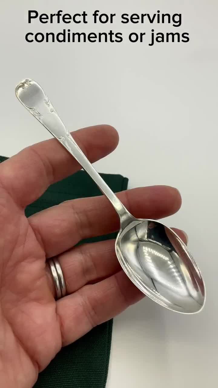 Antique 1910 Sterling Silver Teaspoon, English Silver - Etsy