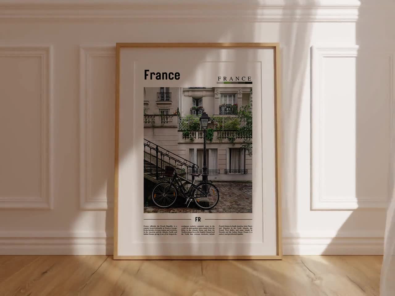 フランスのポスター、フランスのプリント、フランスのウォールアート