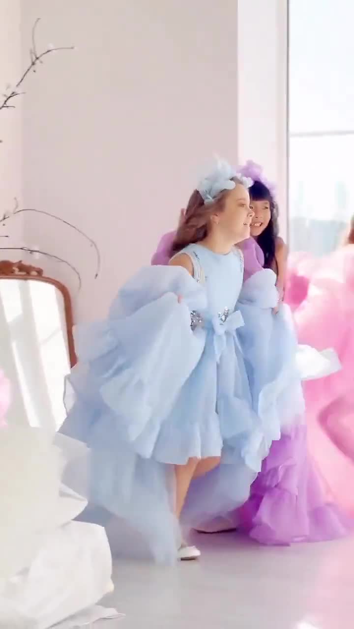 Vestido De Novia Niña De Las Flores De Tul, Vestido, Niño, Boda Png, image size:720x1280