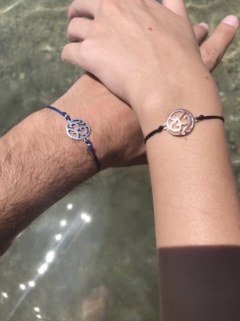 Mykonos & Naxos Thin Couple Bracelets