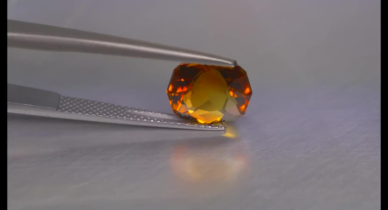 Paire de Citrines 11,13 Carats - Brésil Ovale - | Achat et vente de pierres précieuses