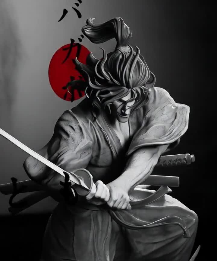 Musashi Miyamoto the Samurai | Maximum Detailed 3d 12k Resin