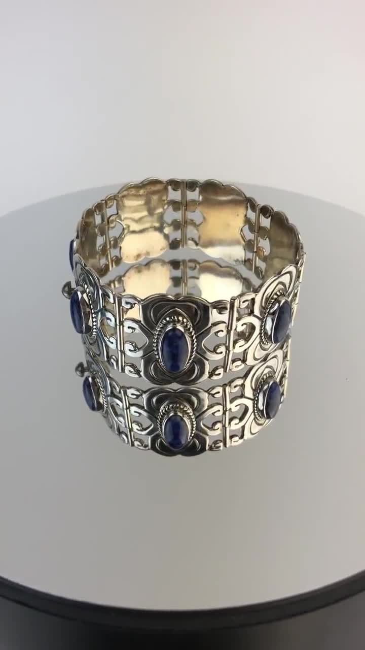 ヴィンテージ メキシカン ソーダライト スターリングシルバー パネル