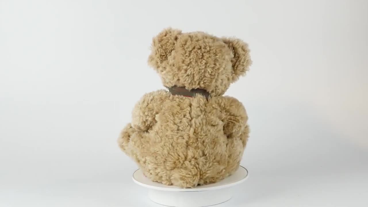 ヴィンテージ ラス・ベリー・ヒギンズ テディベア：14インチ ベージュ