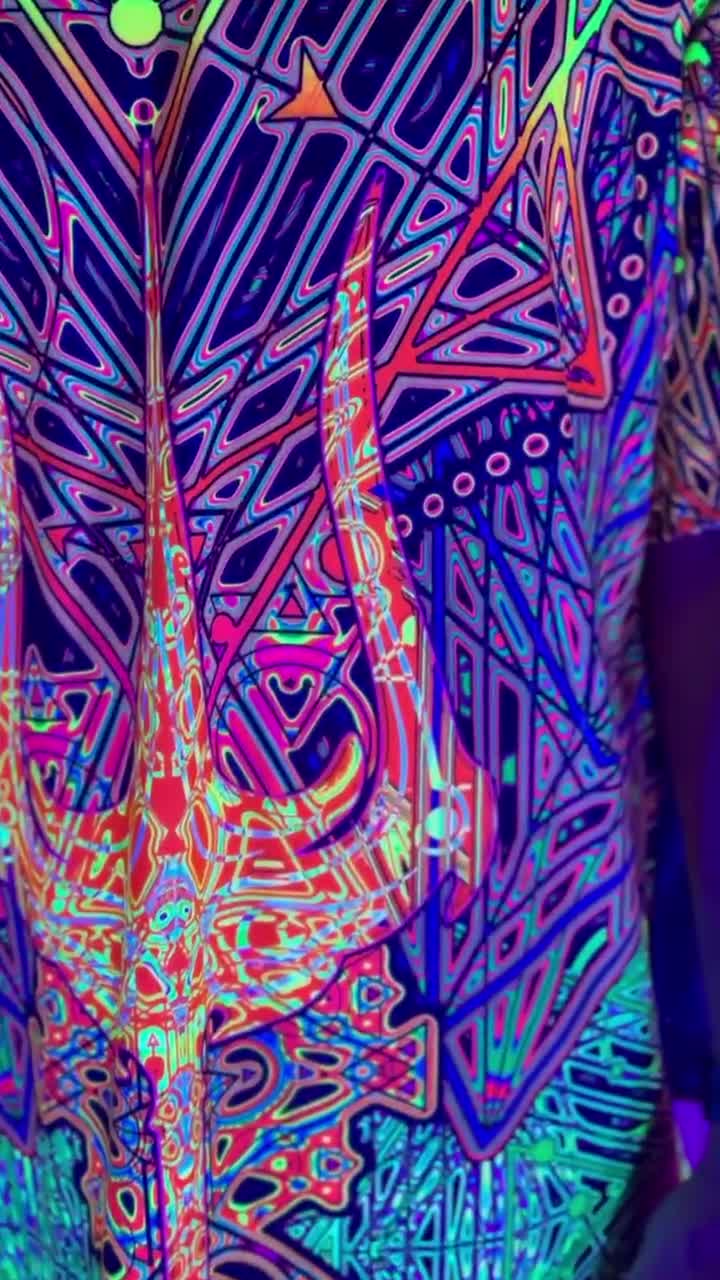 サイケデリックTシャツ、サイケトランスフェスティバル衣装、マンダラT