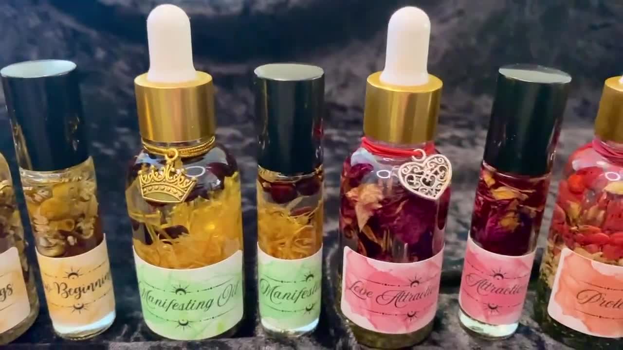 Psychic Oil for Divination & Rituals, Third Eye Opener, Lucid