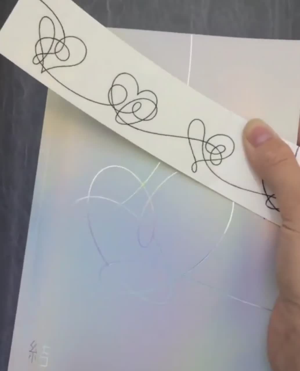 BTS Love Yourself Answer Themed Temporary Tattoo