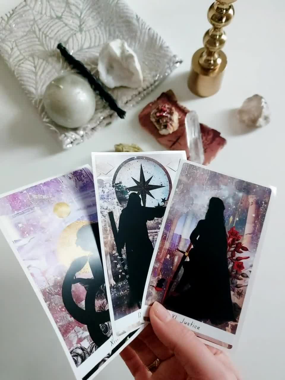 Tarot Card STICKER Set, VINYL Stickers, Sticker Pack, TAROT